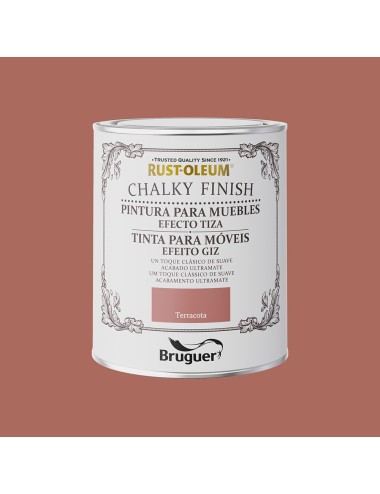 Rust-oleum chalky finish mueble terracota 0,750l 5733893 bruguer