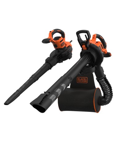 Aspirador/soplador y triturador mochila 3000w black+decker