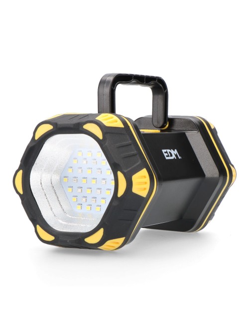 Linterna de mano led recargable 3 puntos de luz