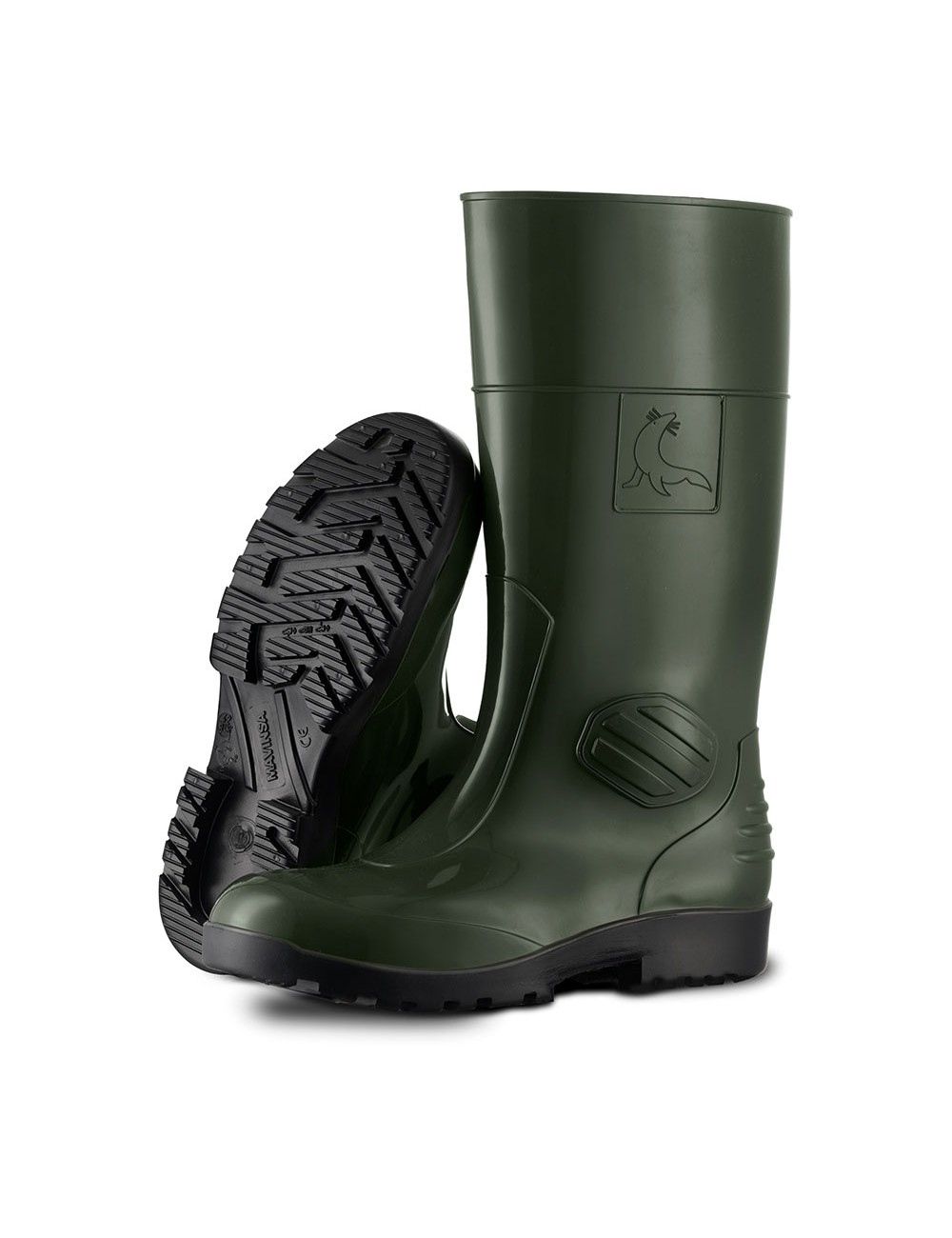 Bota de agua con seguridad s5 src color verde y negro 317 mavinsa talla 37, 317-37 mavinsa