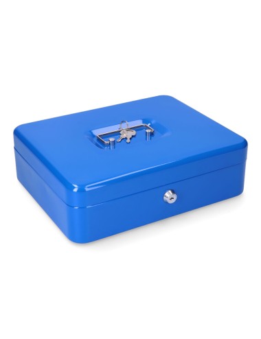 Caja de caudales cfc09 300x240x90mm azul m13400 micel