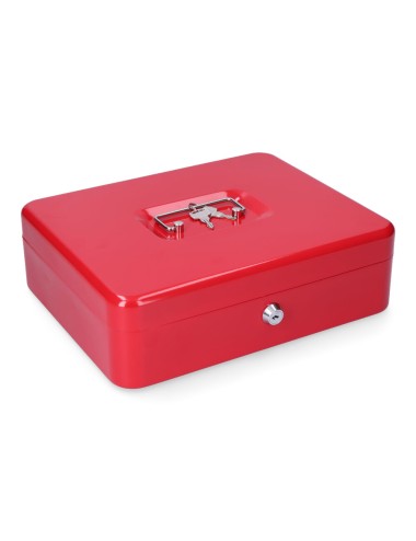 Caja de caudales cfc09 300x240x90mm rojo m13401 micel