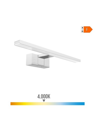 Lámpara de pared de led 6w 600lm 4.000k luz día 30x12,8x5,10cm edm