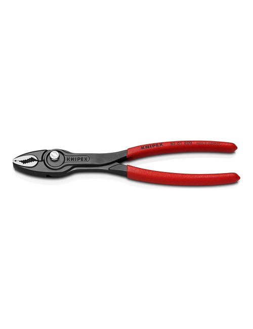 Alicate de agarre twingrip frontal ajustable 200mm knipex 82 01 200