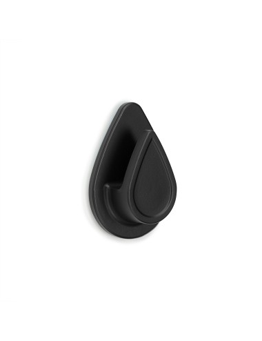 Colgador resistente al agua "gota" negro mate 2193-3 inofix