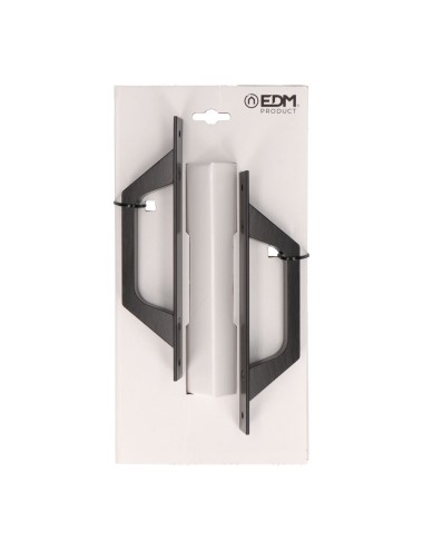 Blister de asas placa recta 6804 aluminio negro edm