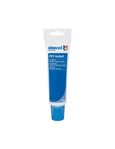 Pvc instant, tubo de plástico 125ml a2575 unecol