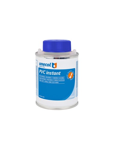 Pvc instant, bote metálico 250ml con pincel a2011 unecol