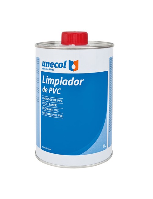 Limpiador de pvc, bote metálico 1l a205 unecol