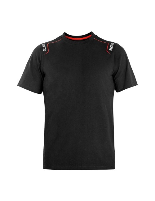 Camiseta tech stretch trenton negra talla-s 02408nr1s sparco