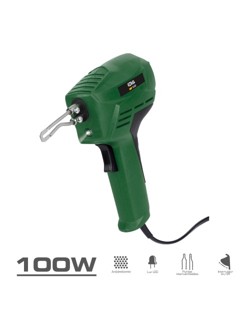 Soldador pistola 100w 230v koma tools