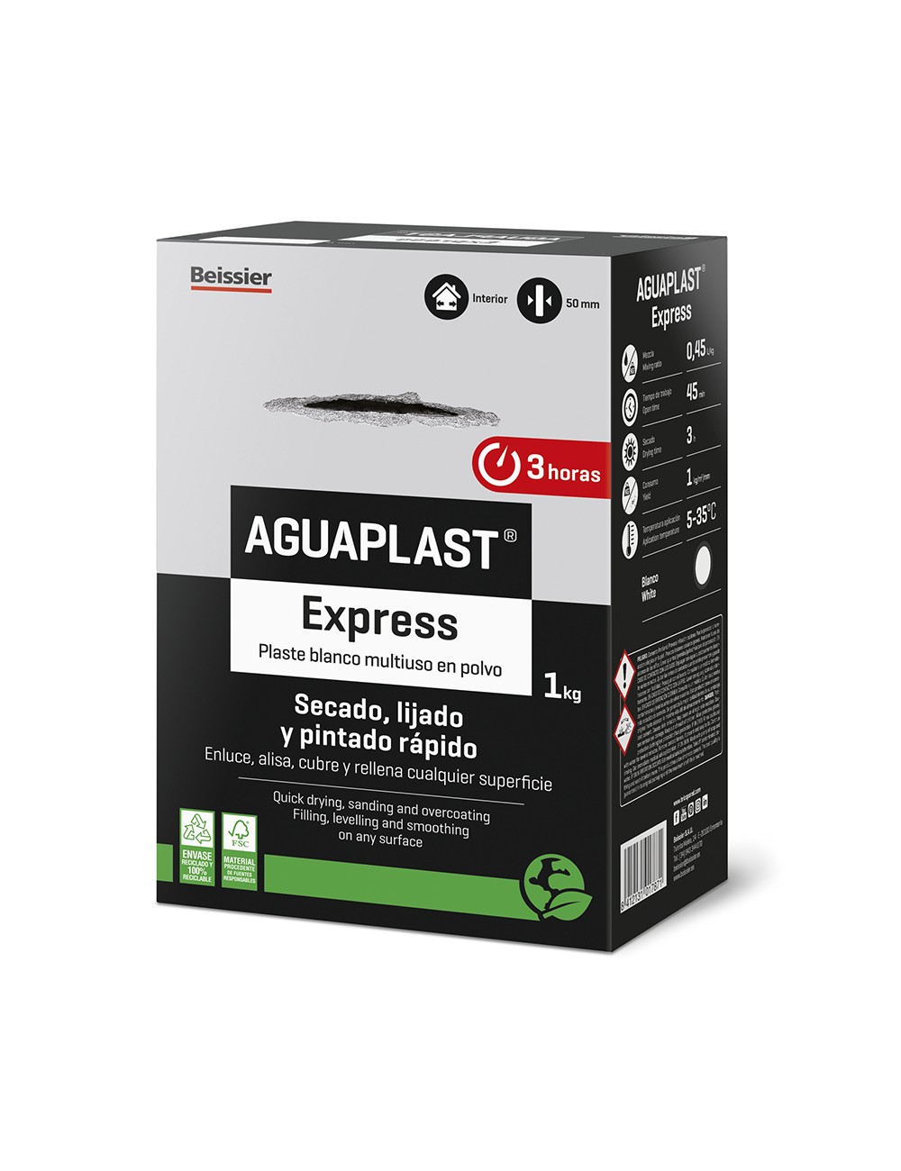 Aguaplast express estuche 1kg