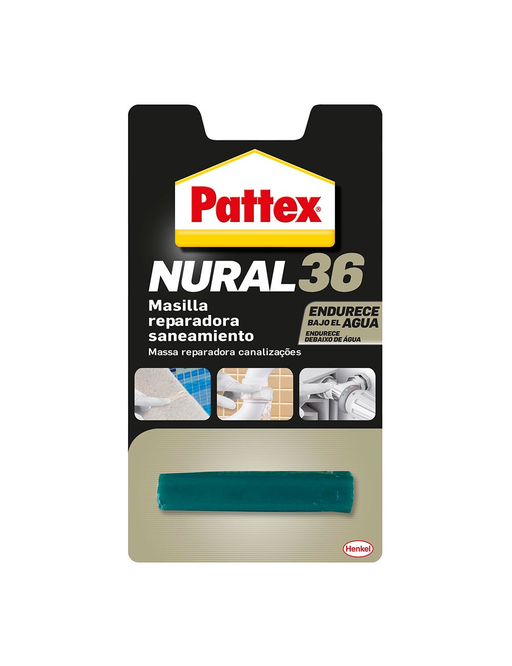 Masilla reparadora pattex nural 36