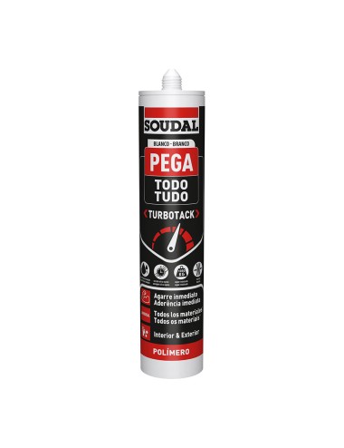 Pega todo turbotack blanco 290ml soudal 160280