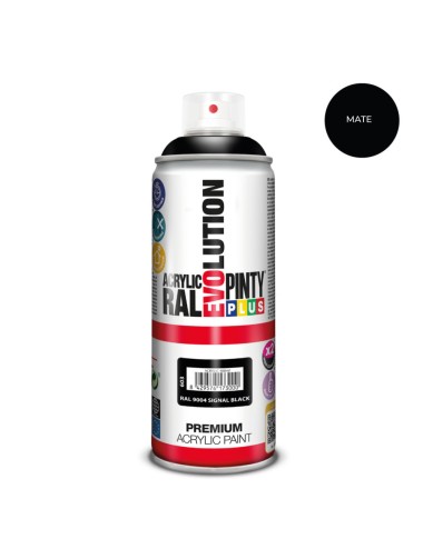 Pintura en spray pintyplus evolution 520cc ral 9004 matt signal black