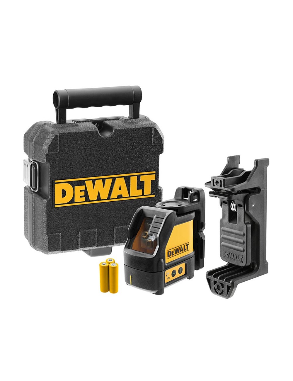 Nivel láser autonivelante verde de 2 líneas en cruz (horizontal y vertical) dw088cg-xj dewalt