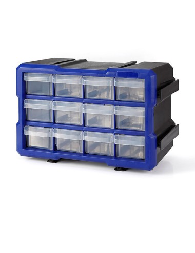 Organizador apilable de 12 cajones. workpro