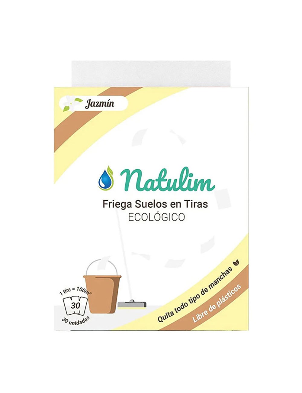 Fregasuelos natulim jazmin tiras 30 uni. ecológicas