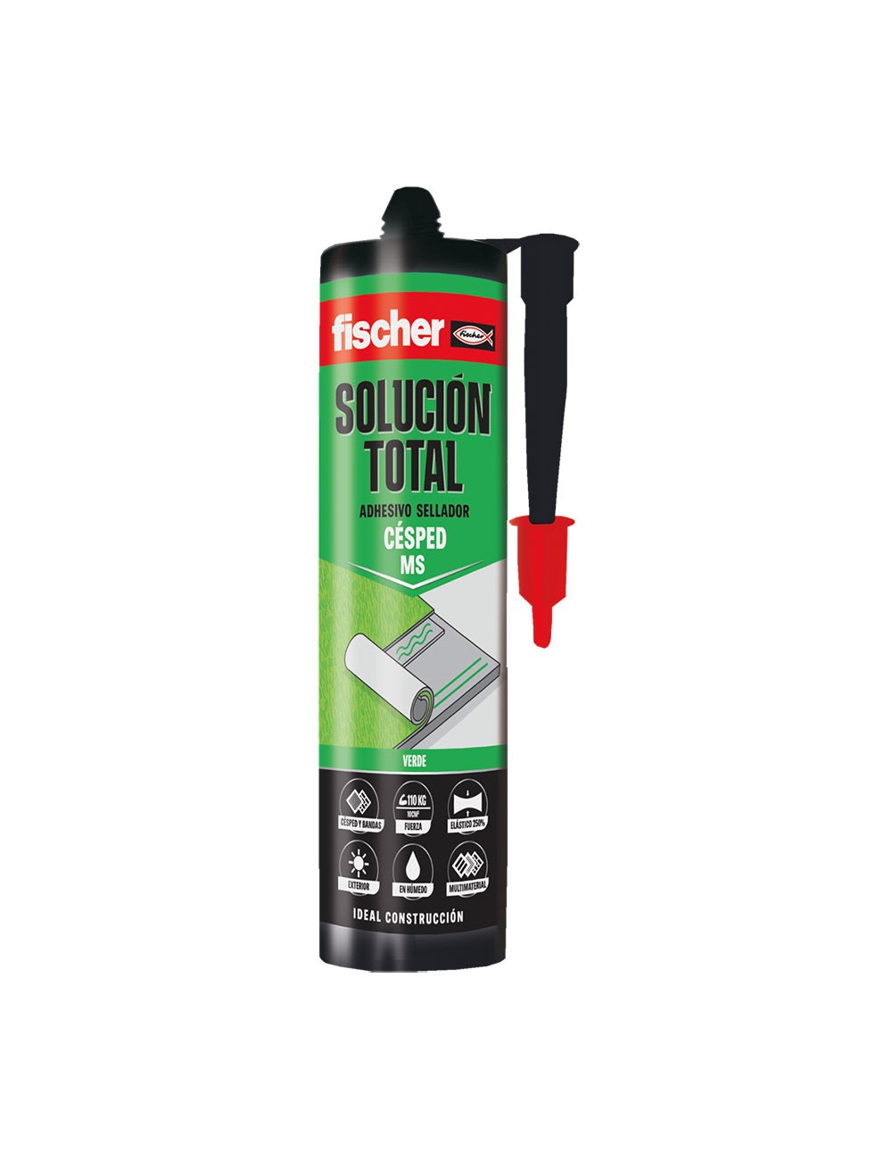 Solucion total cesped, verde, 290ml 572480 fischer