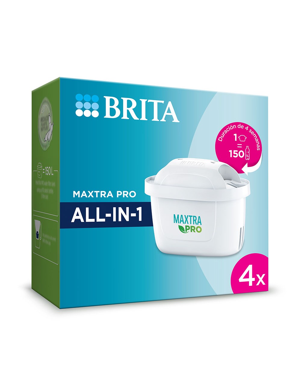 Pack 4 maxtra pro all-in-1-4 meses 1050811 brita