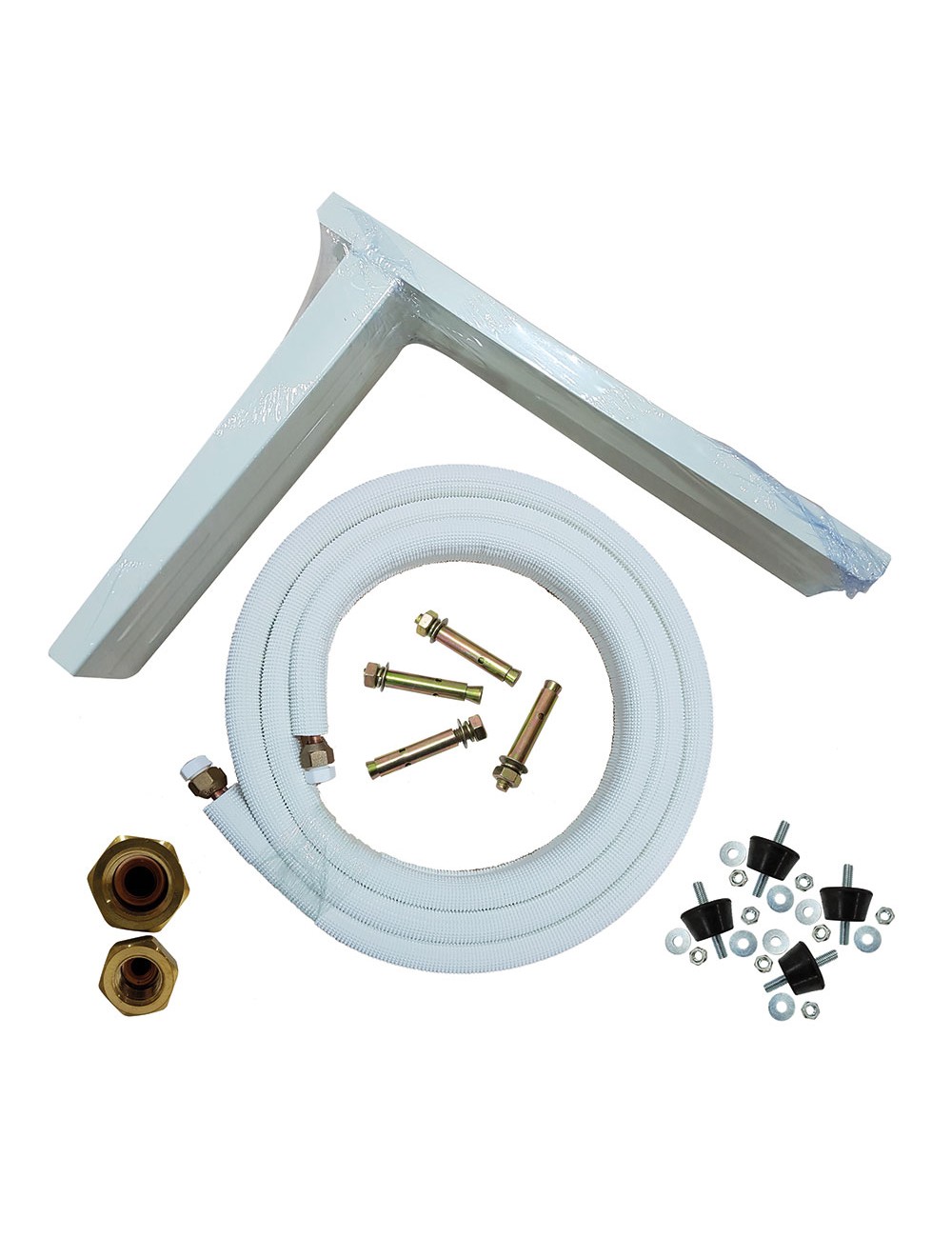 Kit fijacion a pared aa, tubo+escuadras+silentblocks+tornilleria htw-sk3m1438-est2 htw