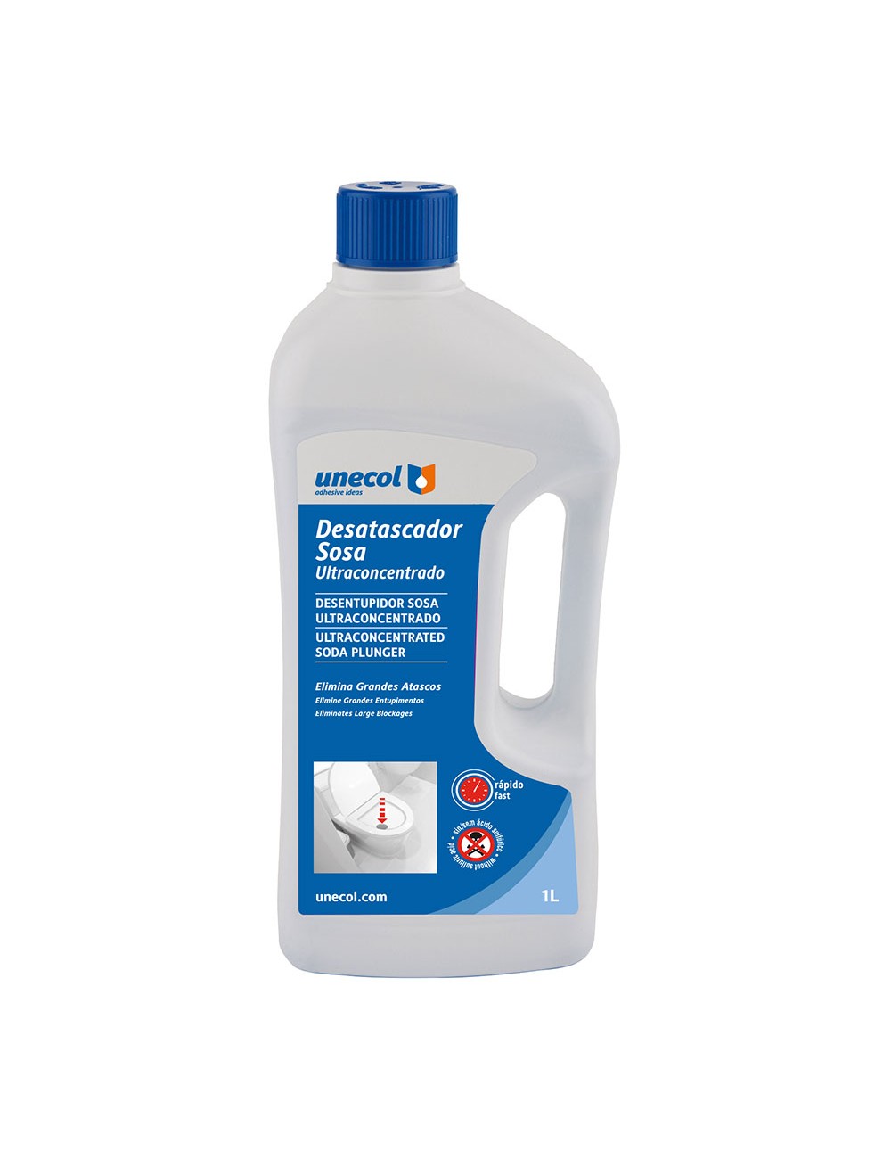 Desatascador sosa ultra 1l c02406 unecol