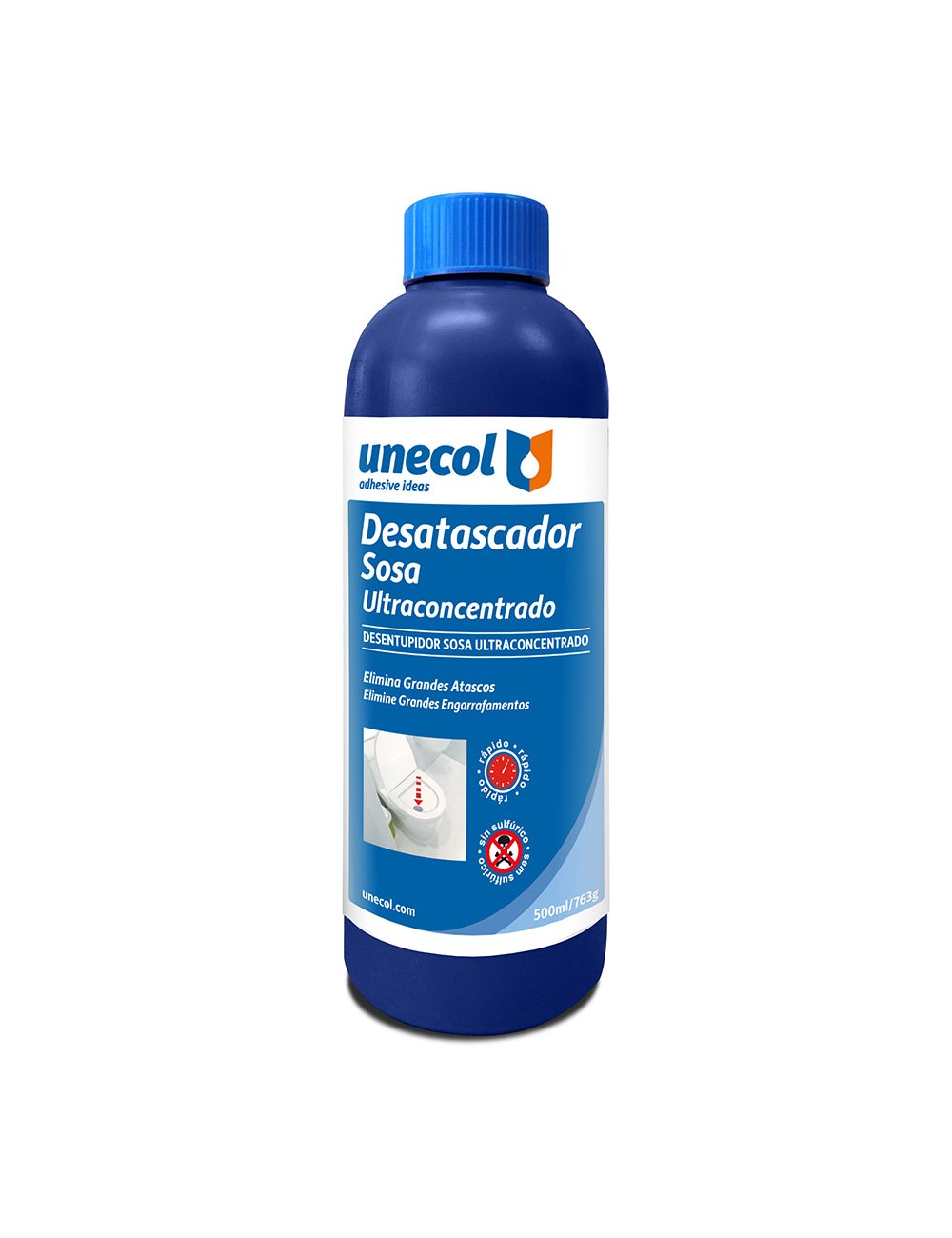 Desatascador sosa ultra 500ml c02430 unecol