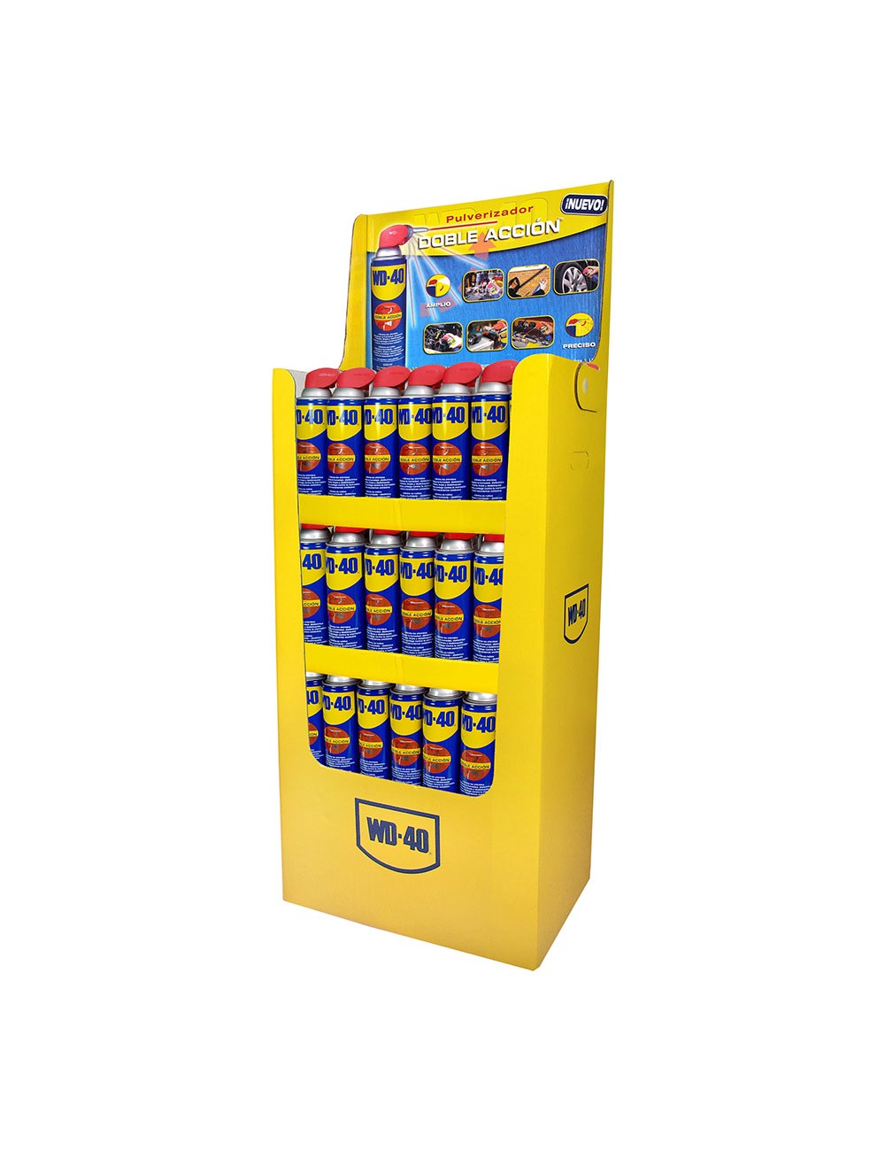 Expositor 84 unidades wd40 500ml