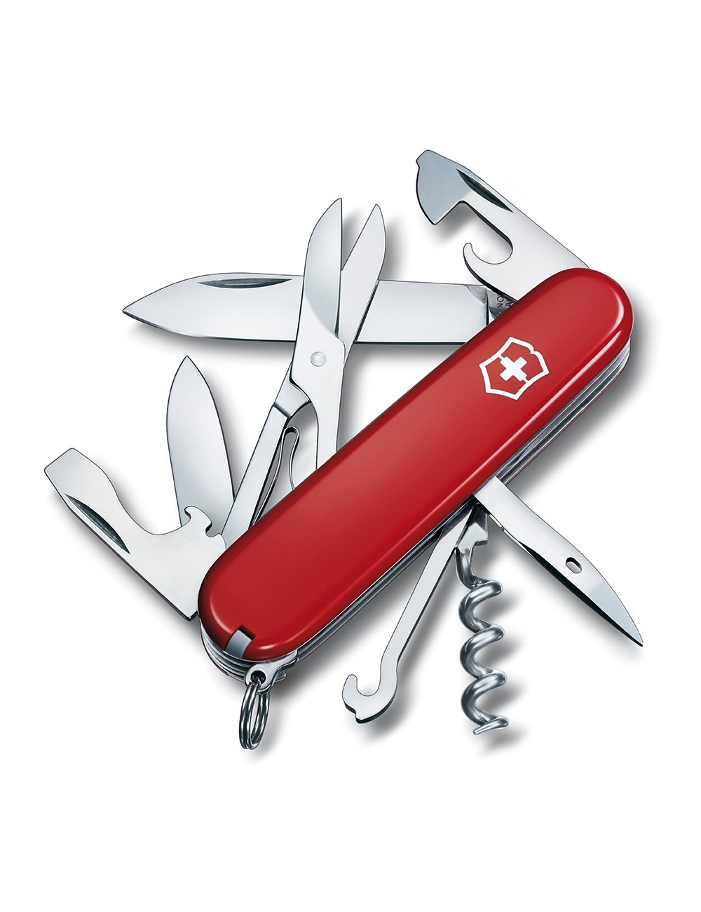 Navaja climber roja, 14 funciones, 26x18x91mm, peso 82g. victorinox