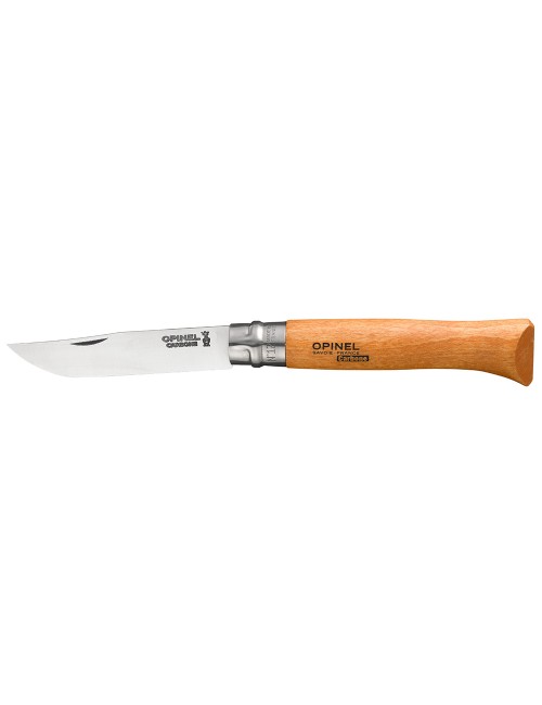 Navaja acero carbono nº12, hoja de 12cm. opinel