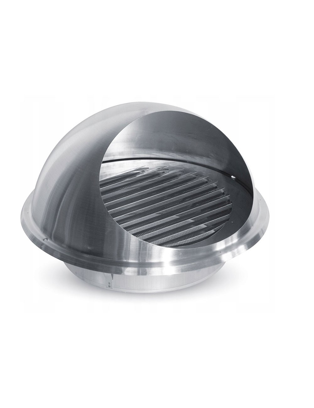 Rejilla ventilación acero inox copa empotrable ø125 mm