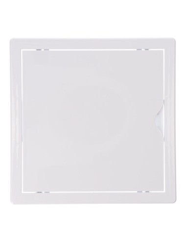 Tapa de registro cuadrada empotrable abs 20x20cm blanca