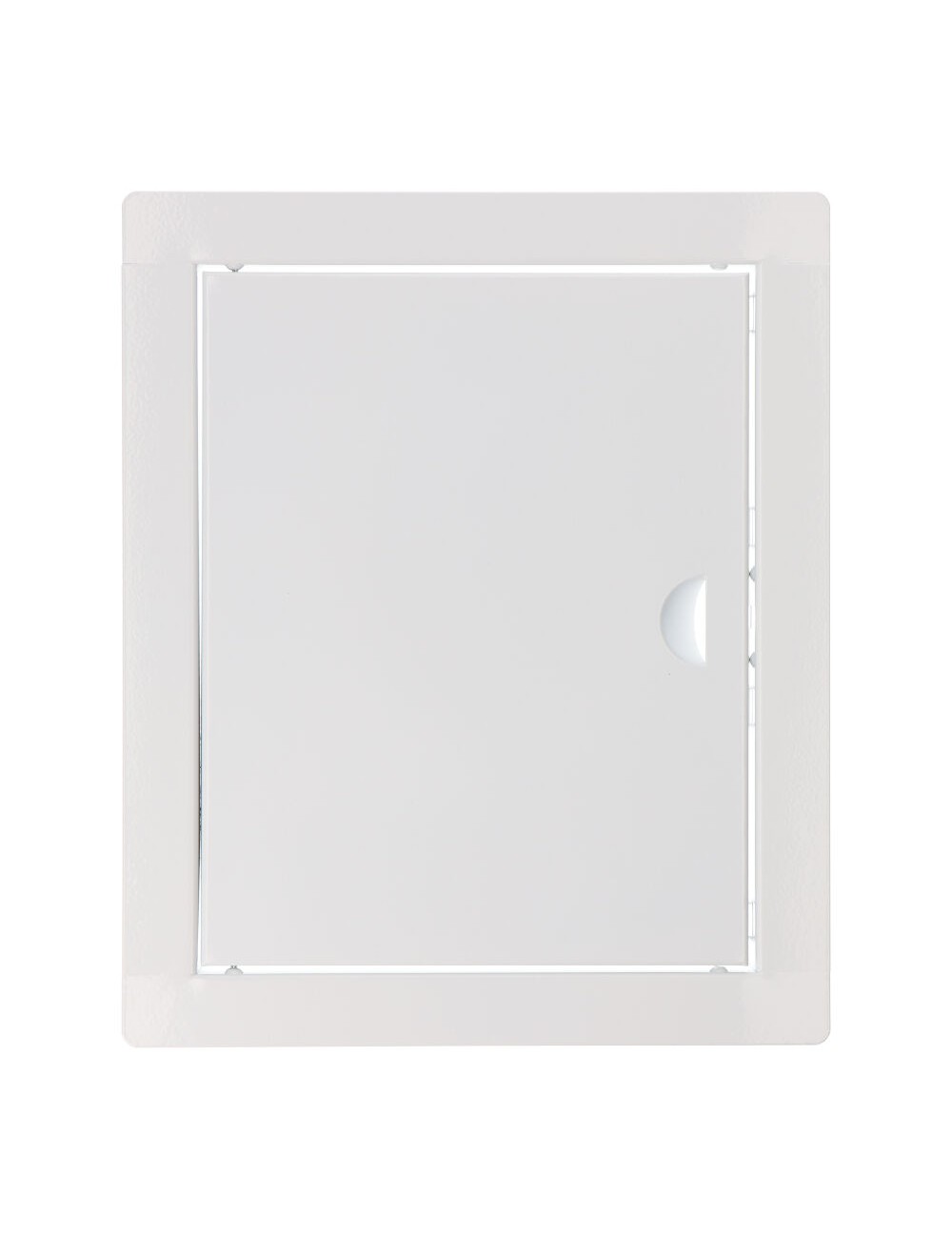 Tapa de registro rectangular empotrable acero blanco 20x25cm