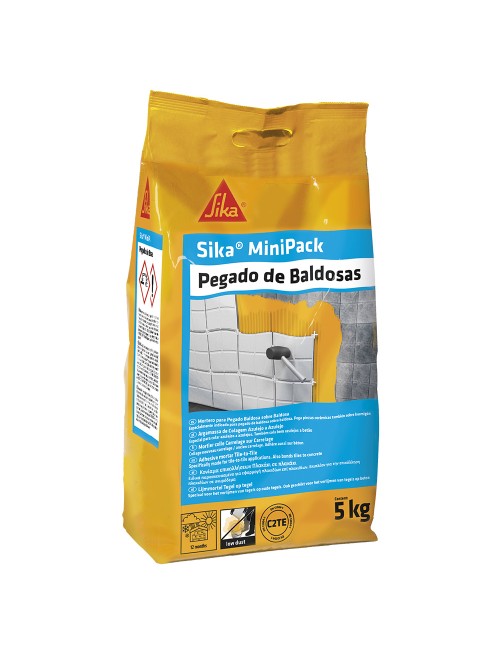 Sikaminipack pegado de baldosas gris 5 kg