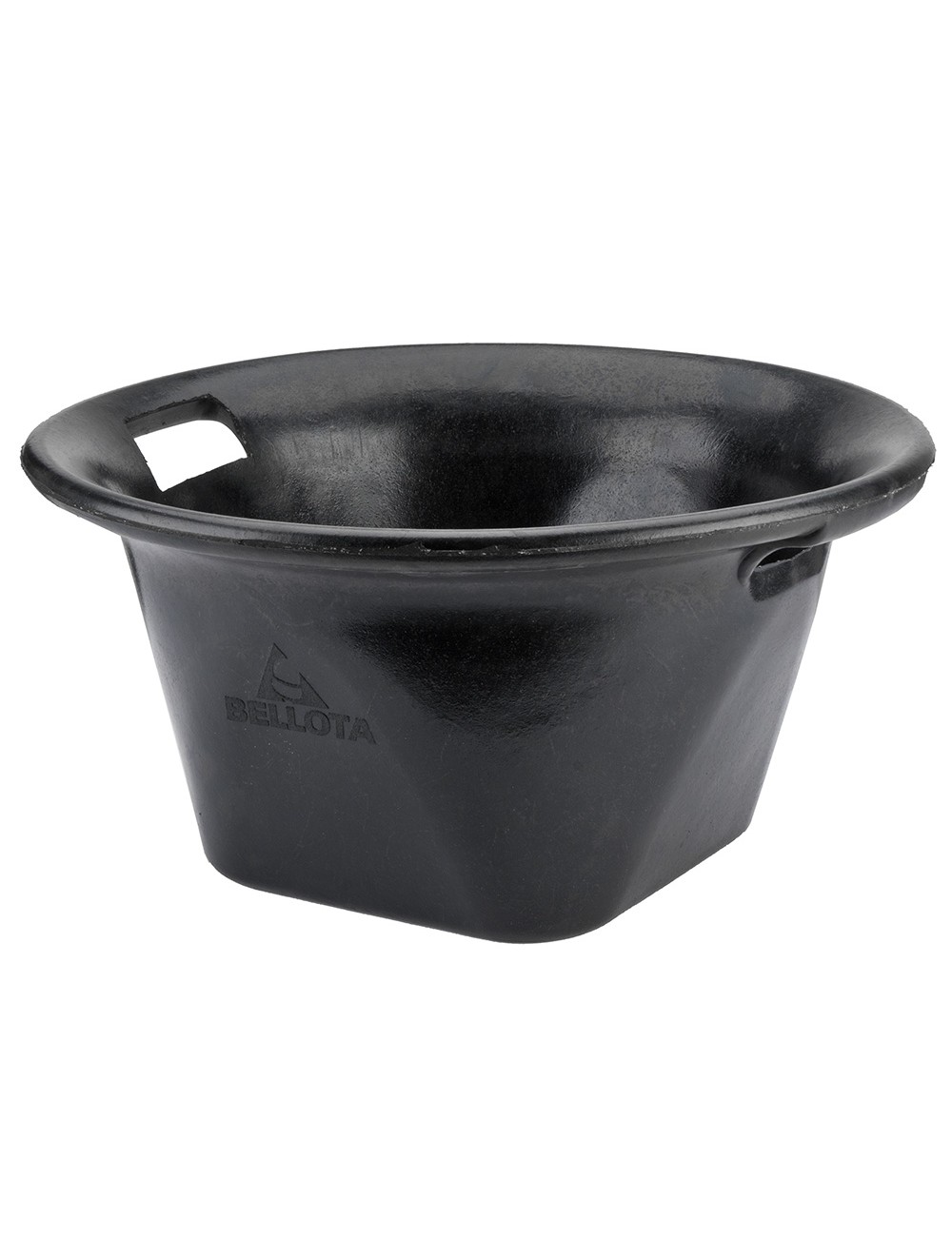 Cubo norteño 13 l de caucho resistente negro.