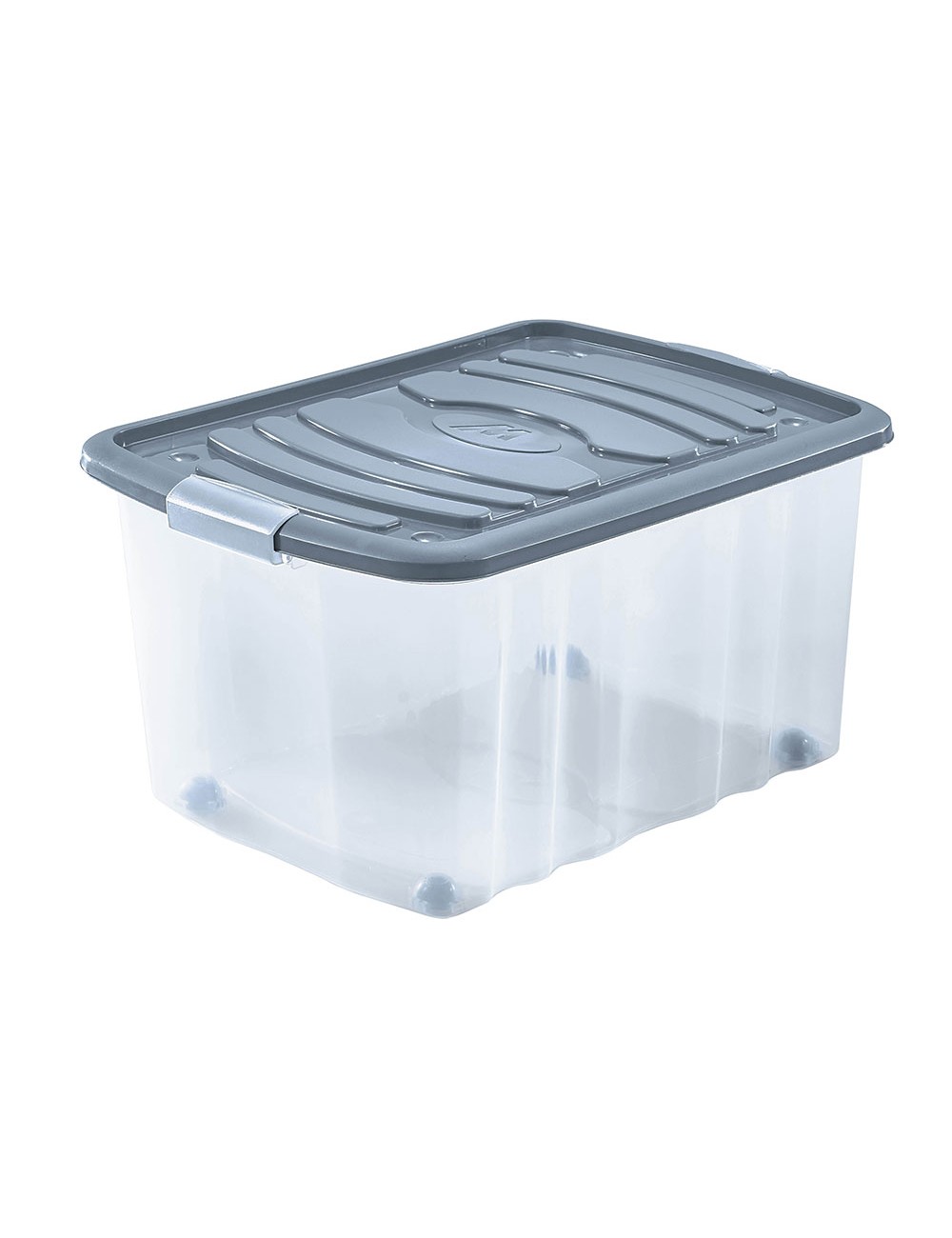 Caja de almacenaje con tapa doble cierre roller-box 45l