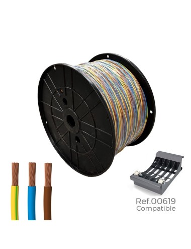 Cablecillo h07z1-k 3 g 2,5 mm² 3 colores 200 m. ( bobina grande )