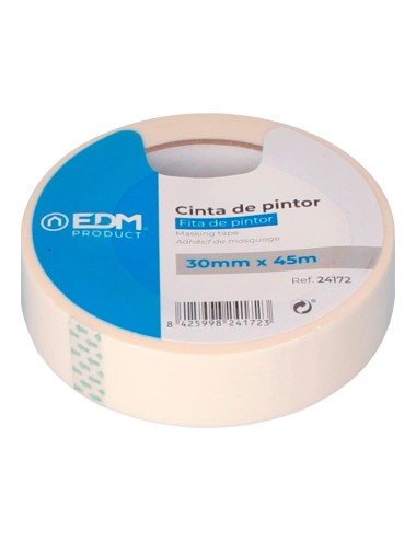 Cinta de pintor 45m x 30mm edm "kreep"