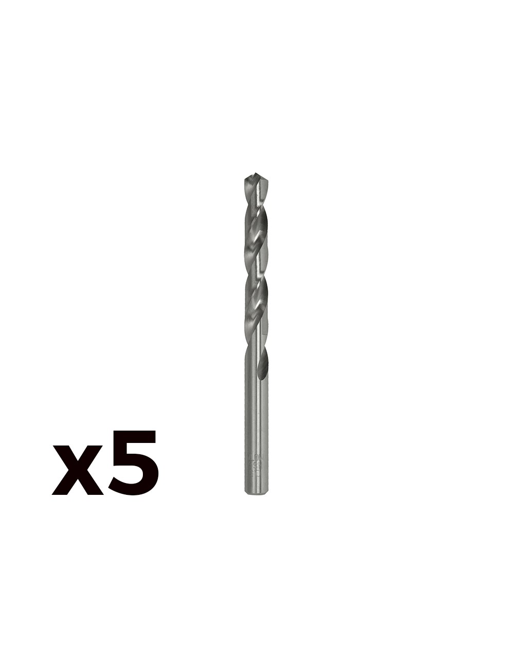 Pack 5 brocas cilindricas acero rapido de11mm m11 mota