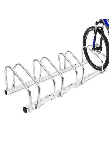 Soporte de suelo para bicicletas cuatro plazas