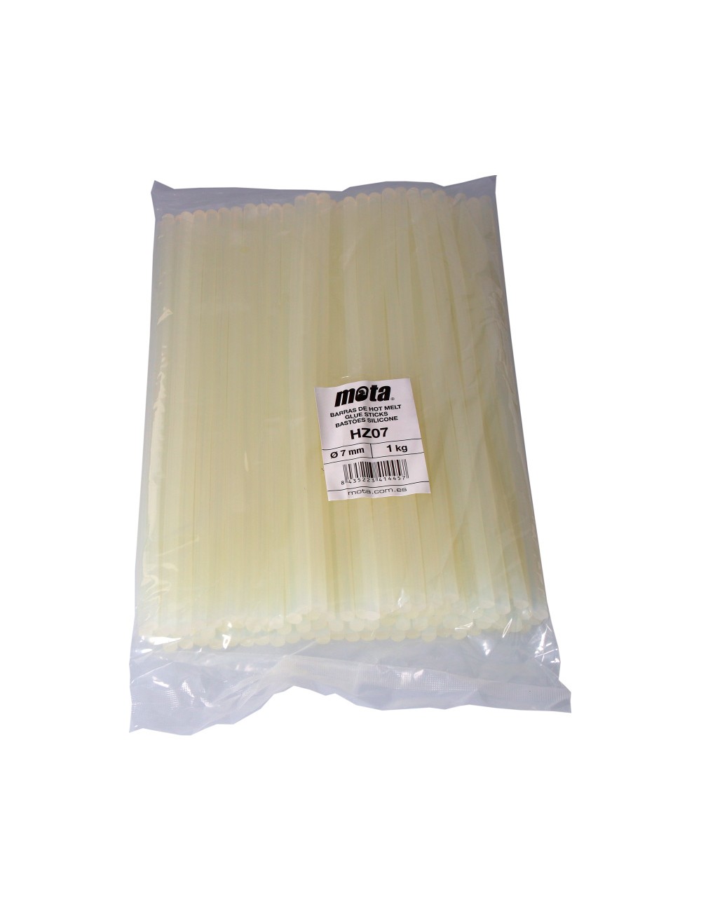 Pack 1kg barra pegamento ø7mm hz07 mota