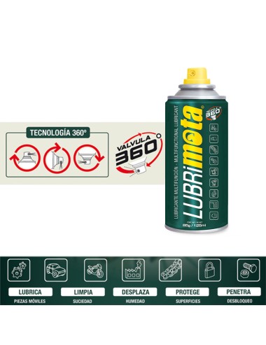 Lubricante multifuncion lubrimota 125ml 85g lb125 mota