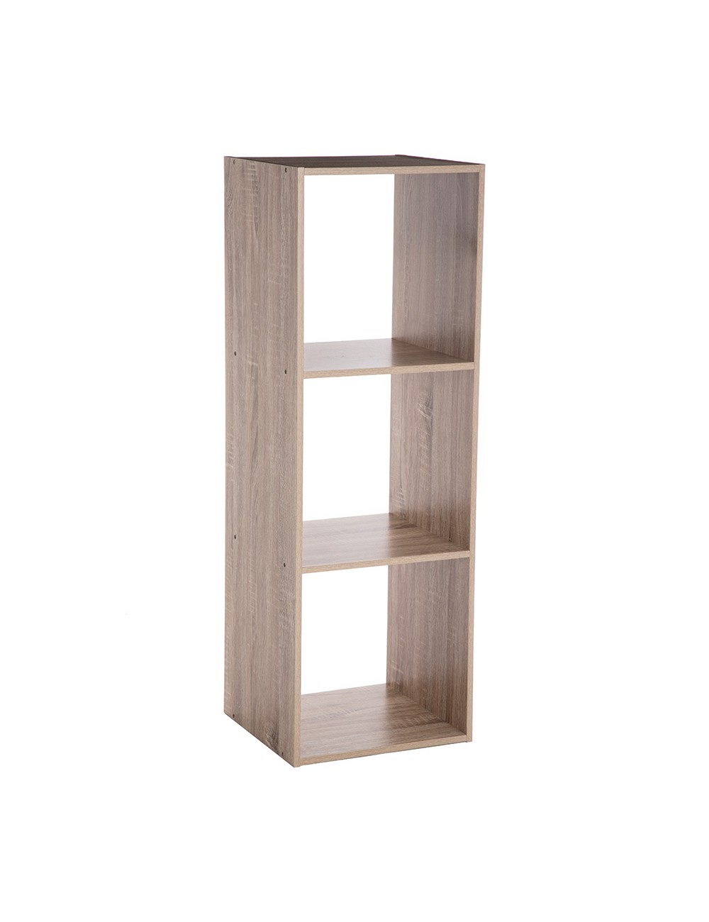 Estanteria madera para 3 cajas organizadoras 100,5x34,4x32cm astigarraga