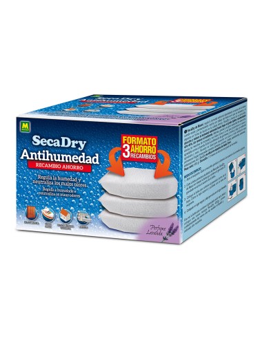 Pack recambio secadry antihumedad 3 unid. 231484 masso