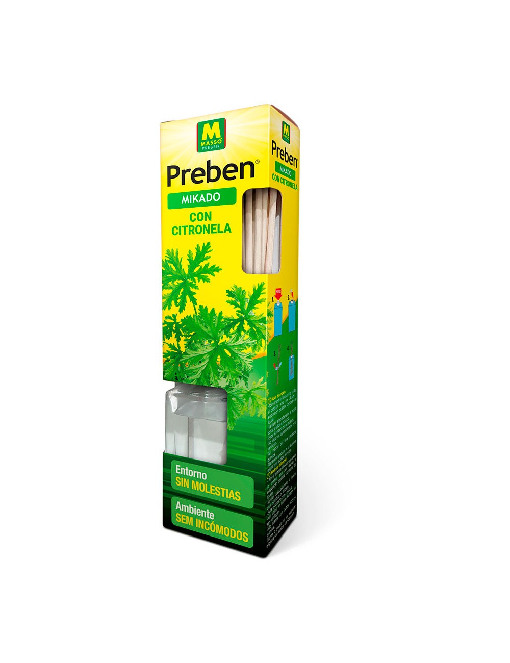 Preben mikado con citronela 45ml preben 231599 massó