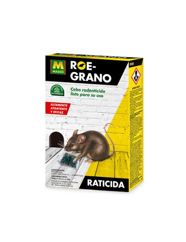 Roe-grano 150g raticida 231711 massó