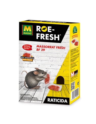 Raticida roe-fresh 150g 231518 massó