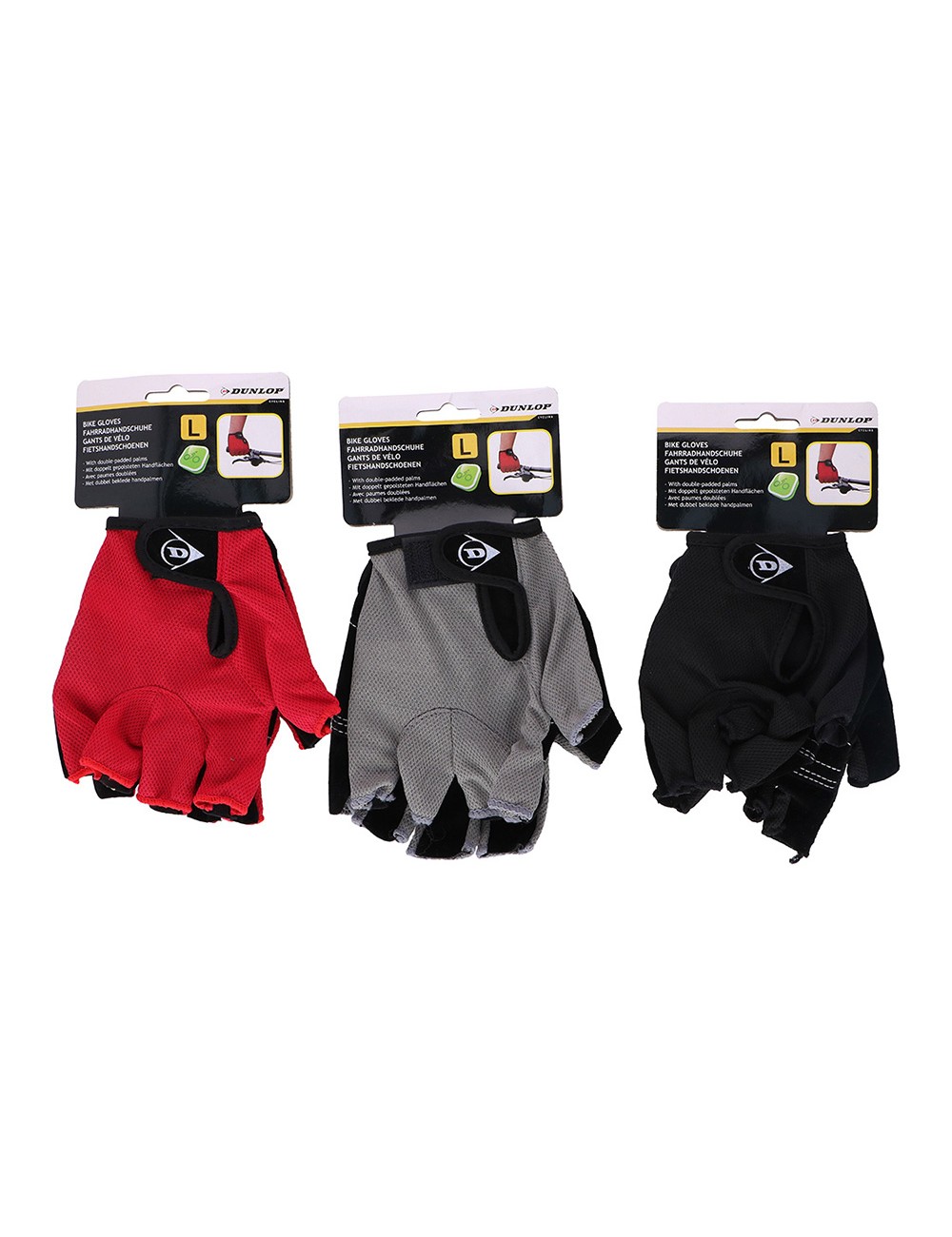 Guantes de ciclismo talla l dunlop colores / modelos surtidos