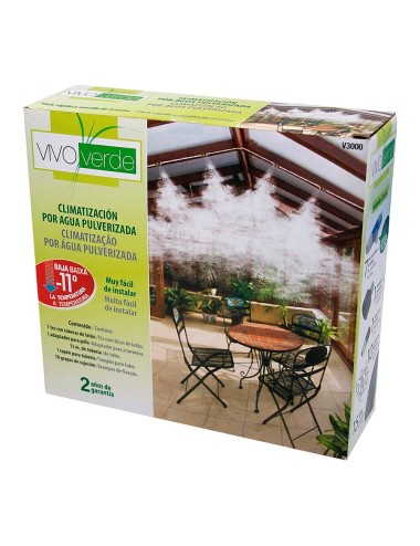 Kit de nebulizador misting and cooling vivo verde