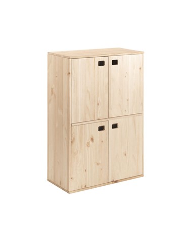 Mueble dinamic 4 puertas pino macizo 105,4x70,8x33cm astigarraga